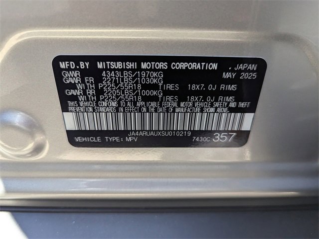 New 2025 Mitsubishi Outlander Sport ES image 20