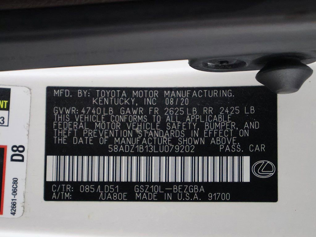 Used 2020 Lexus ES 350 w/ Premium Package image 58