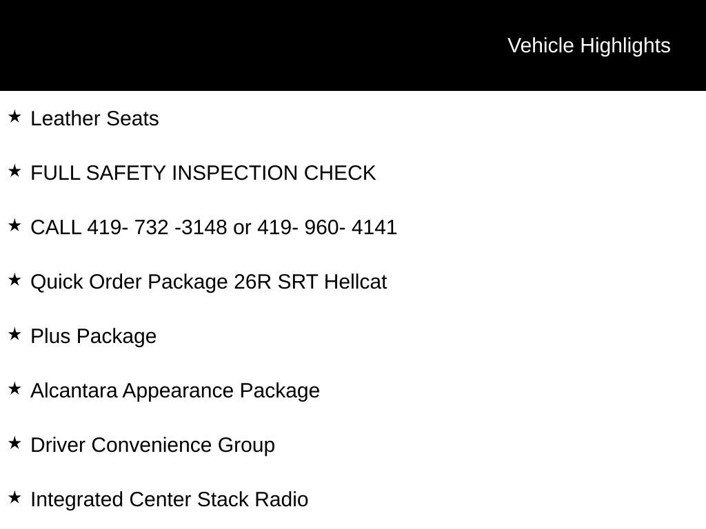 Used 2021 Dodge Challenger SRT Hellcat w/ Plus Package RWD image 6