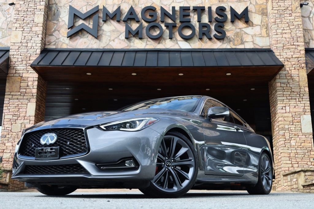 Used 2022 INFINITI Q60 Red Sport 400 w/ Carbon Fiber Package