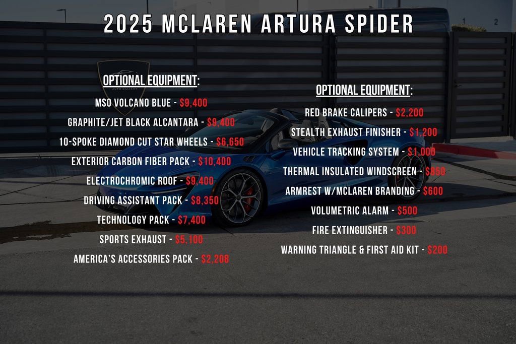 Used 2025 McLaren Artura Spider RWD image 5