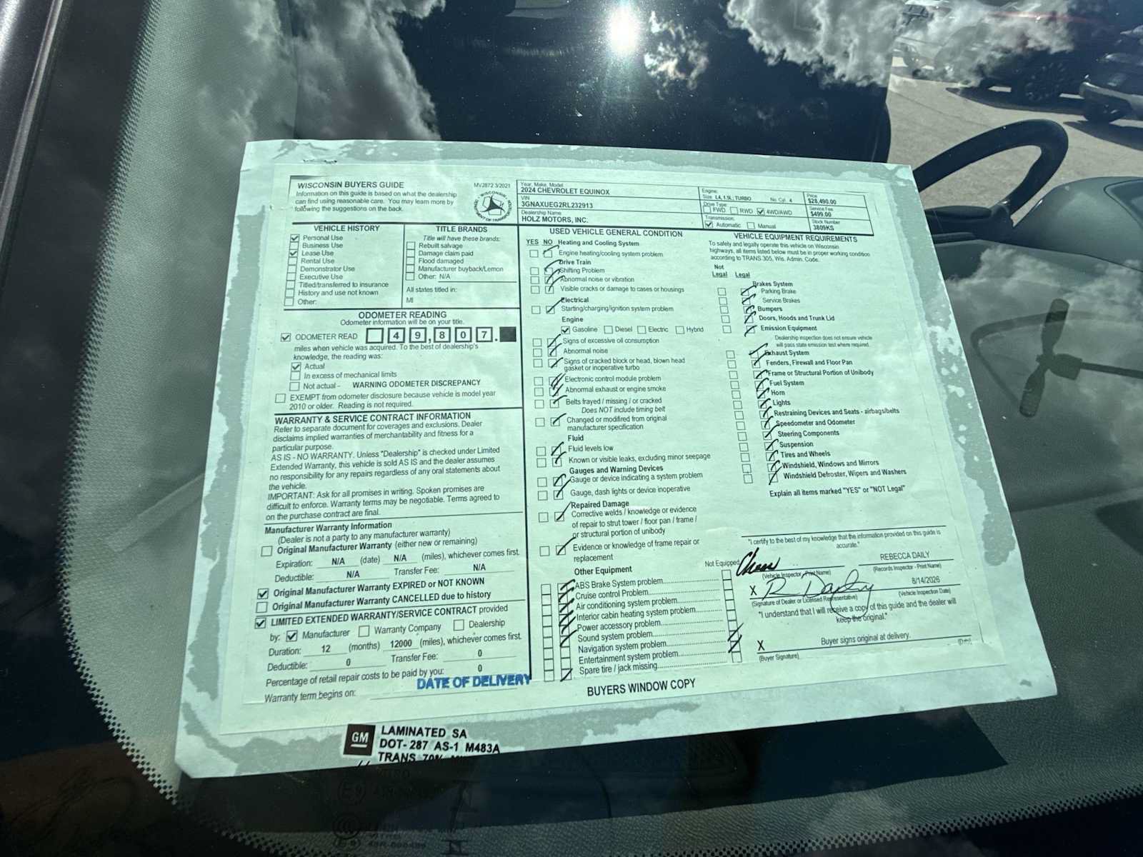 Certified 2024 Chevrolet Equinox LT AWD/4WD image 28