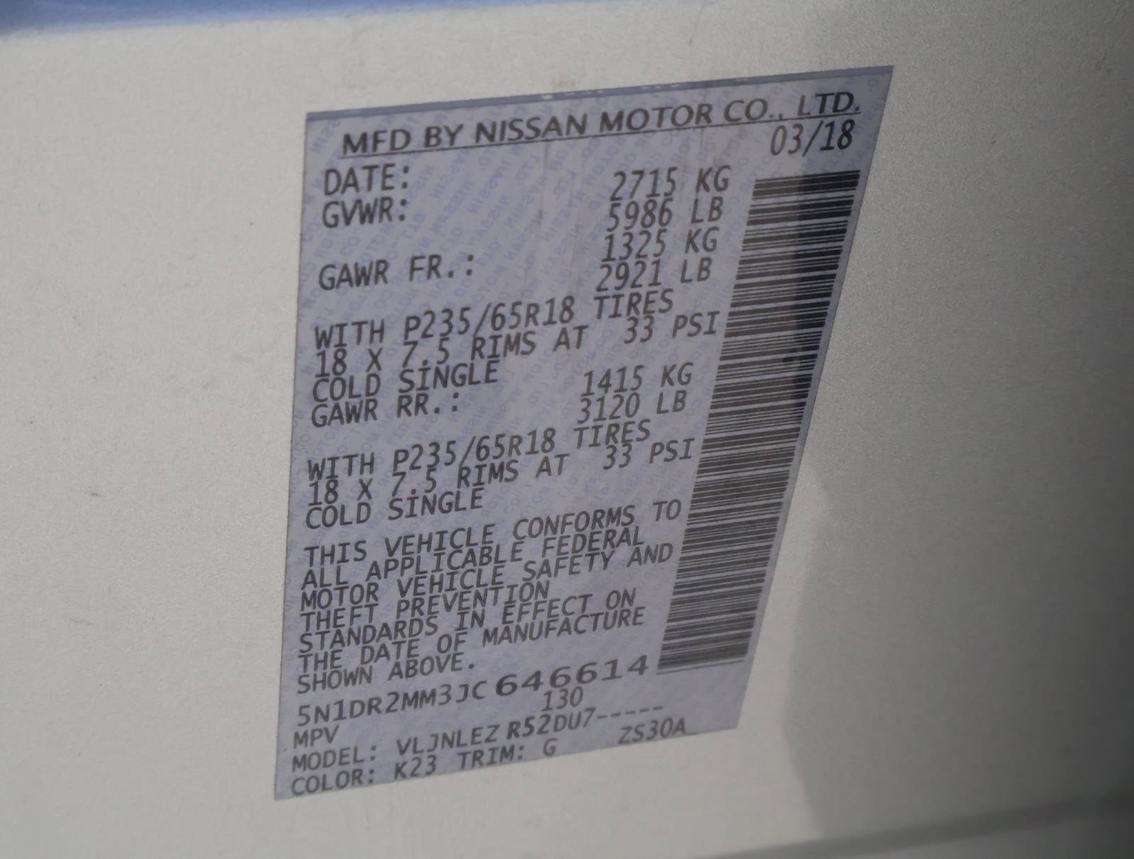 Used 2018 Nissan Pathfinder SV AWD/4WD image 21