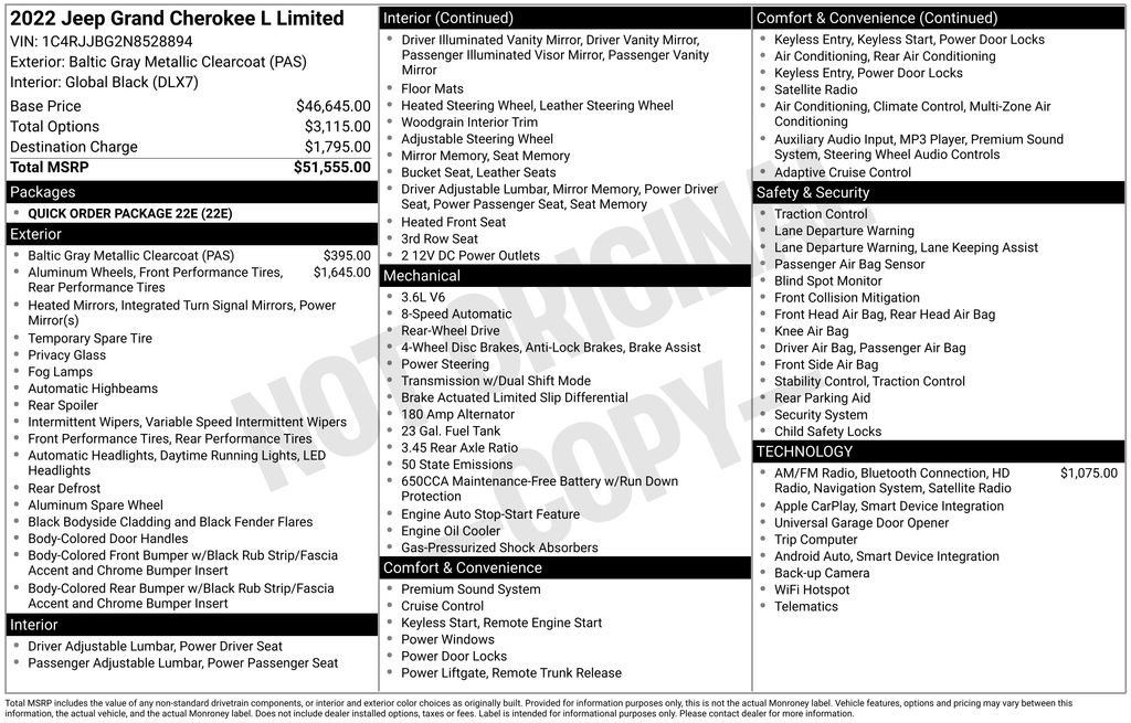 Used 2022 Jeep Grand Cherokee L Limited image 36