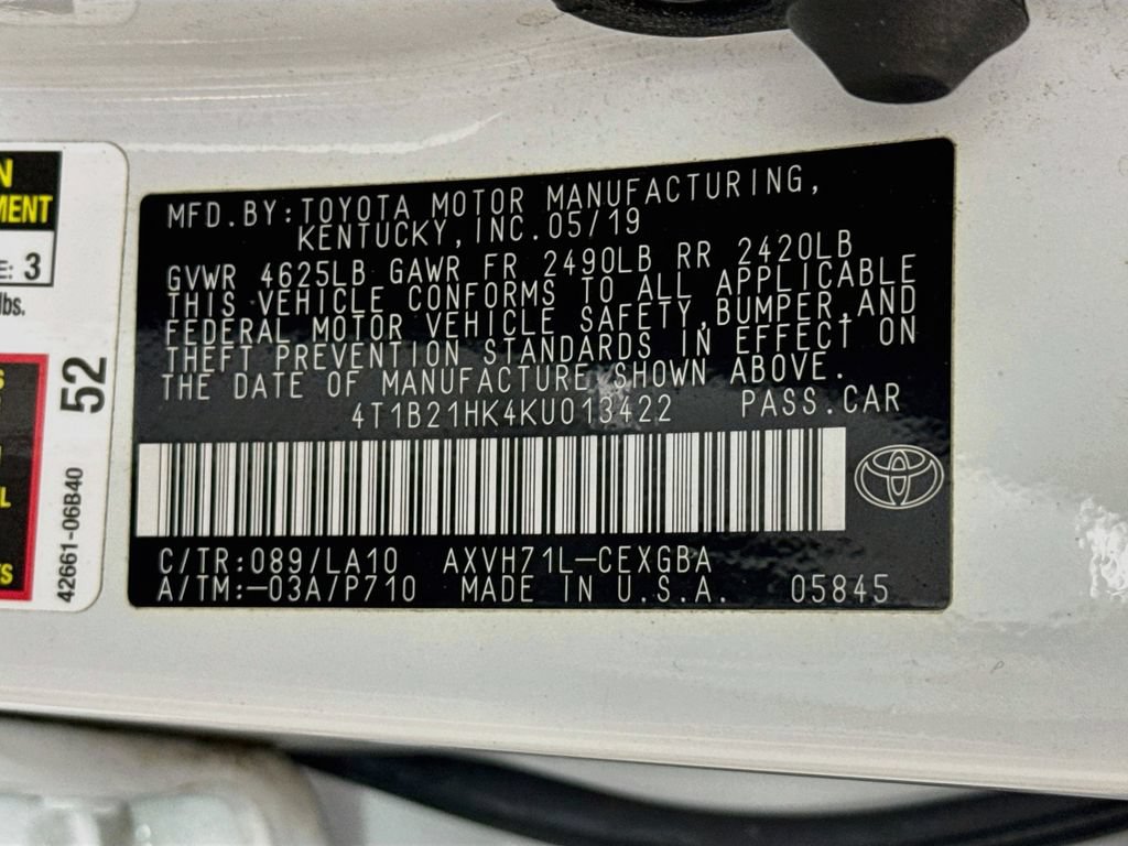 Used 2019 Toyota Camry XLE w/ Driver Assist Package FWD image 41