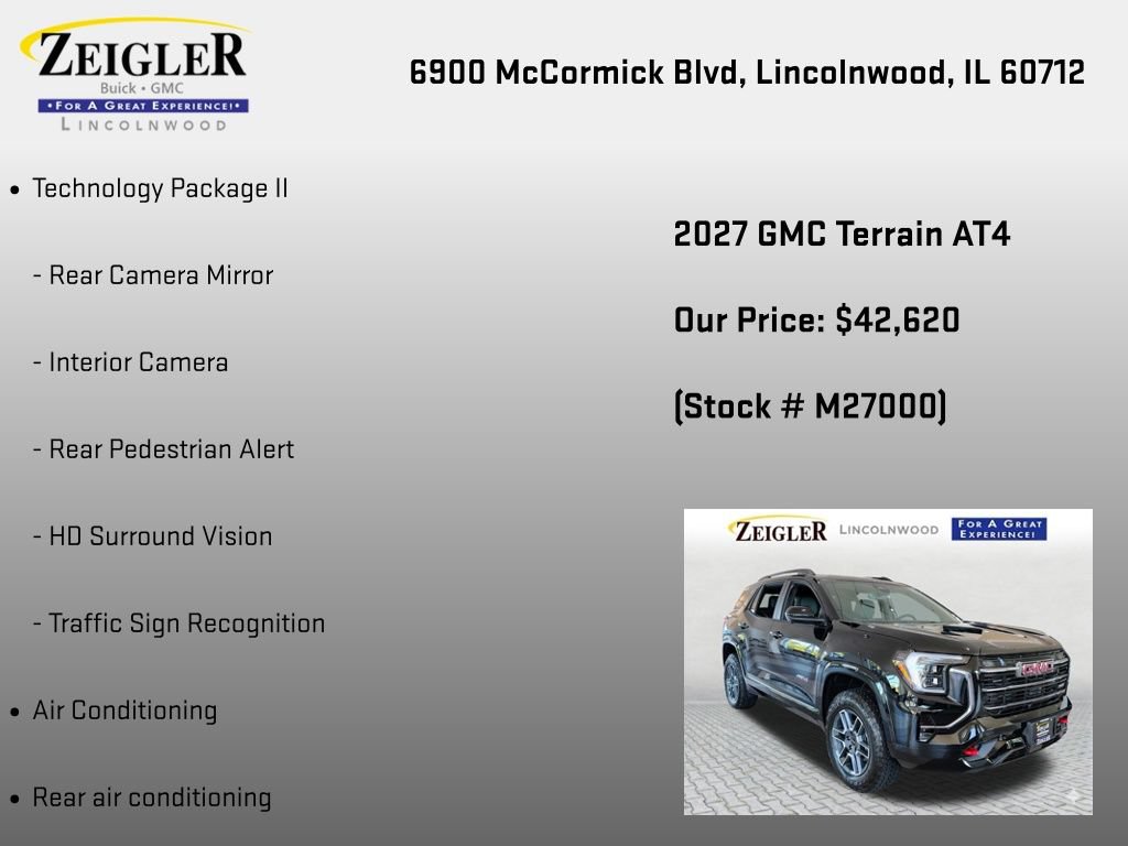 New 2027 GMC Terrain AT4 w/ Technology Package II AWD/4WD image 6