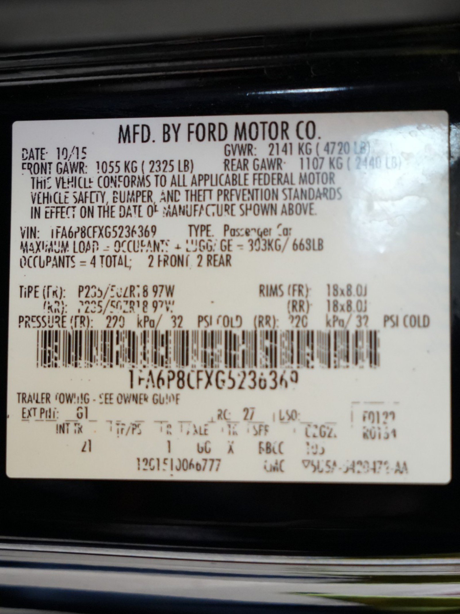 Used 2016 Ford Mustang GT w/ Enhanced Security Package RWD image 42