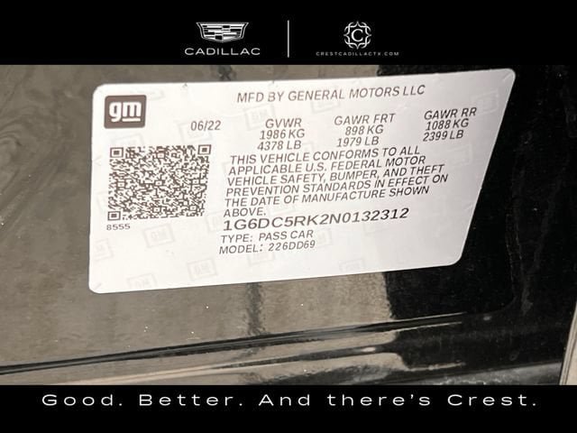 Certified 2022 Cadillac CT4 Sport w/ Climate Package RWD image 33