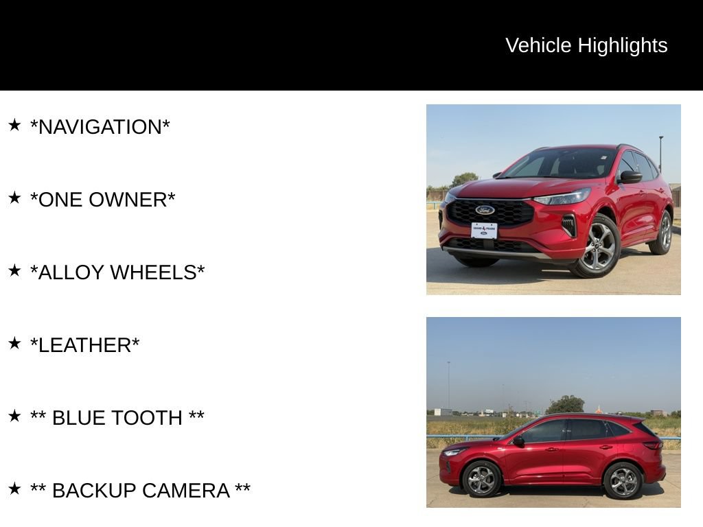 Certified 2024 Ford Escape ST-Line w/ Tech Pack #1 FWD image 4