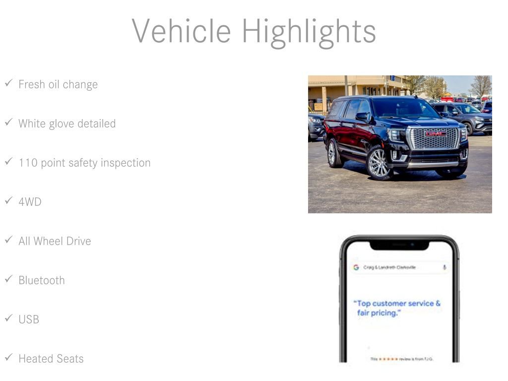 Used 2023 GMC Yukon XL Denali w/ Max Trailering Package image 6