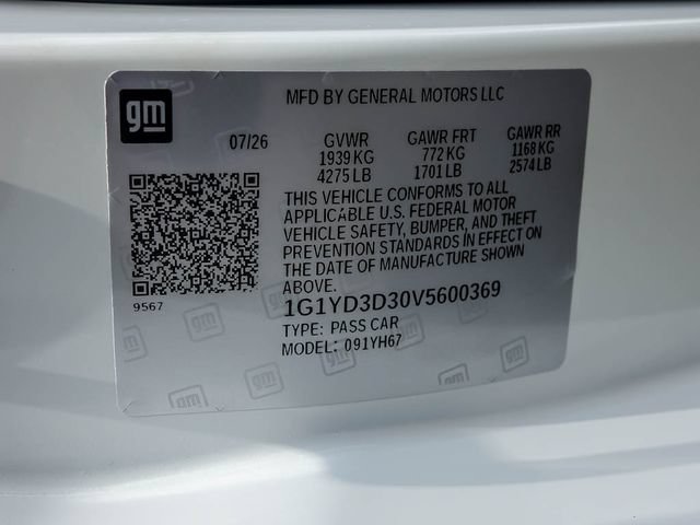 New 2027 Chevrolet Corvette Z06 w/ Battery Protection Package RWD image 26