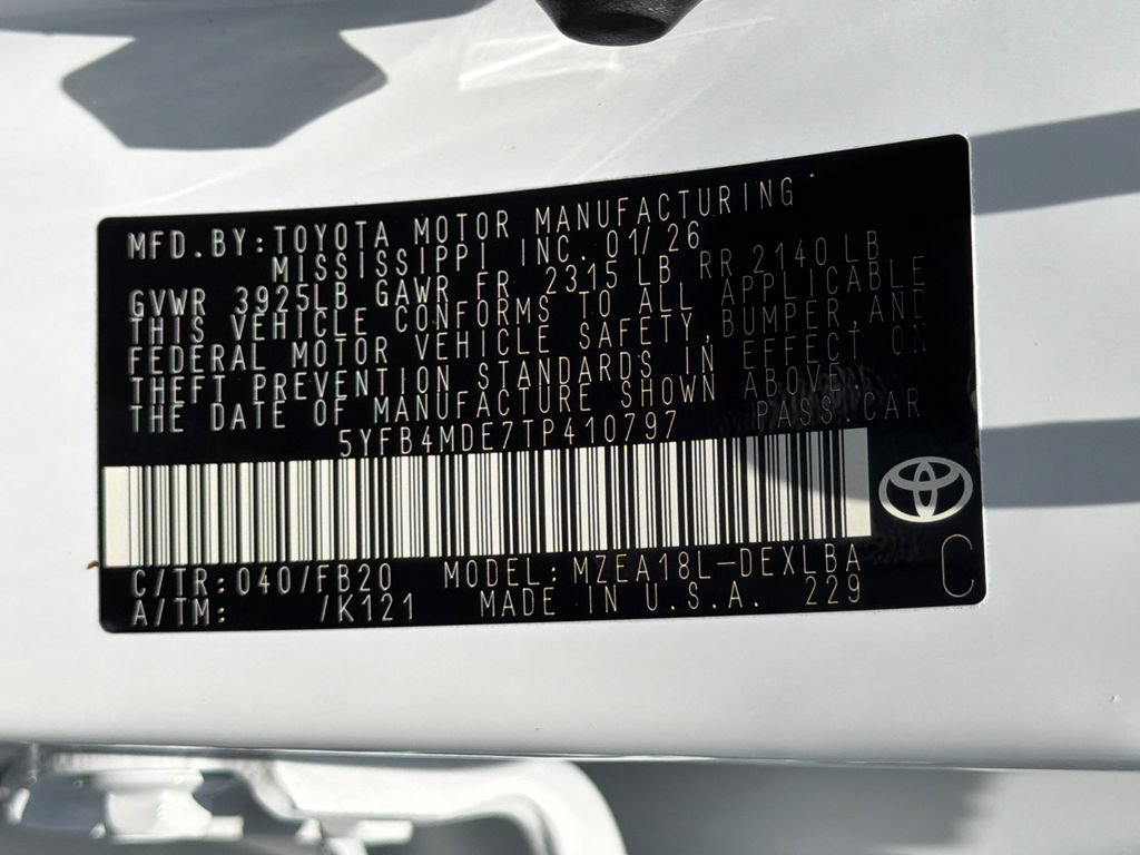 Used 2026 Toyota Corolla LE FWD image 35