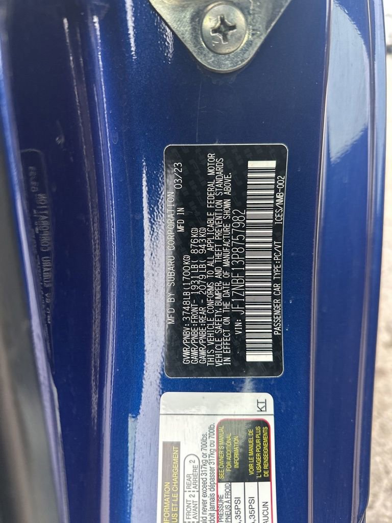 Used 2023 Toyota GR86 Premium w/ ALL Weather Mat Package (TMS) image 32