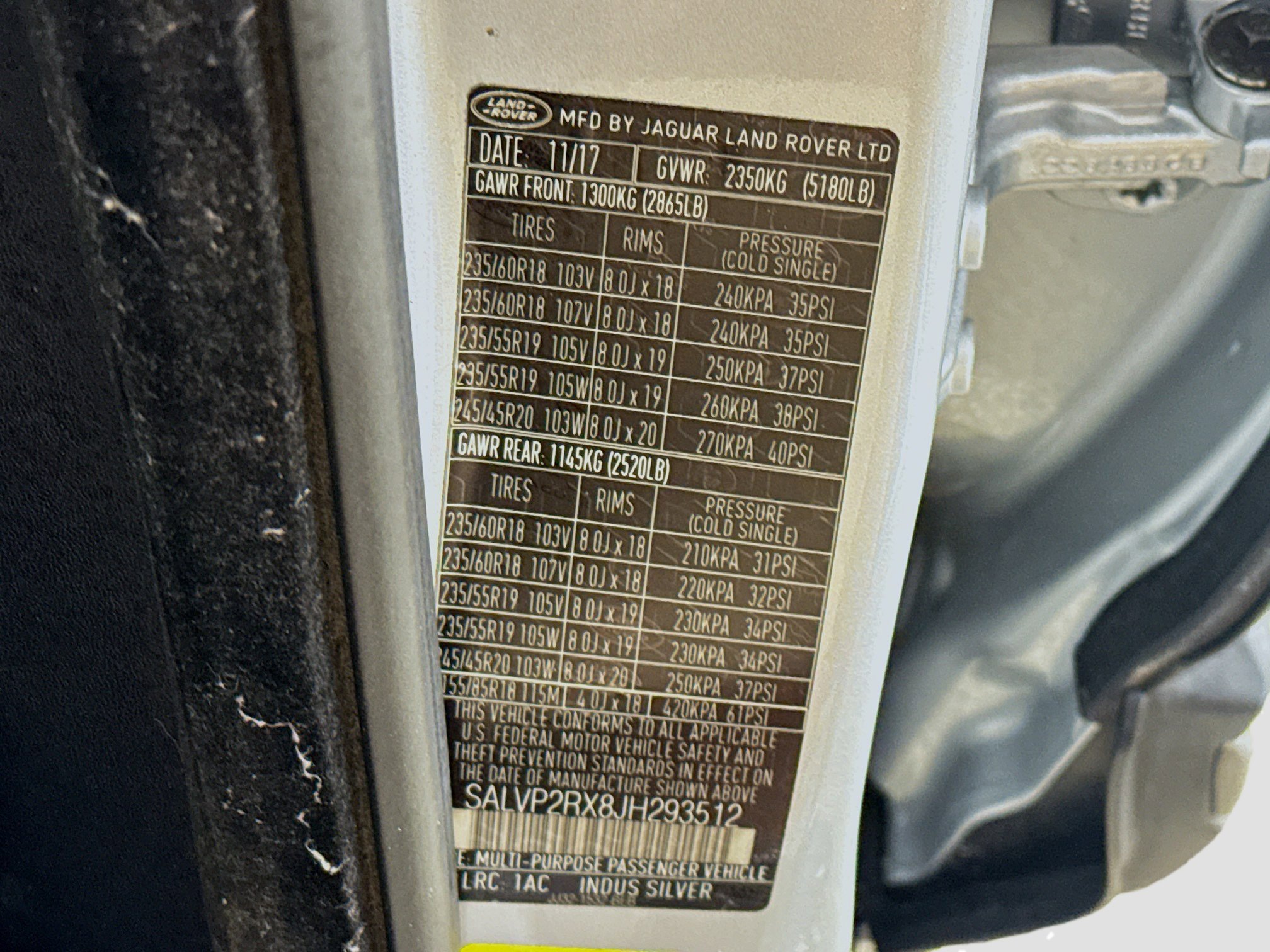 Used 2018 Land Rover Range Rover Evoque SE AWD/4WD image 40