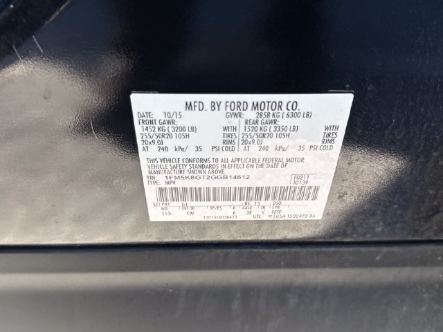 Used 2016 Ford Explorer Sport AWD/4WD image 29