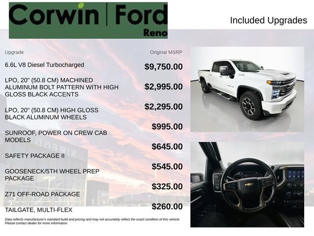 Used 2022 Chevrolet Silverado 2500 High Country w/ Safety Package II AWD/4WD image 3