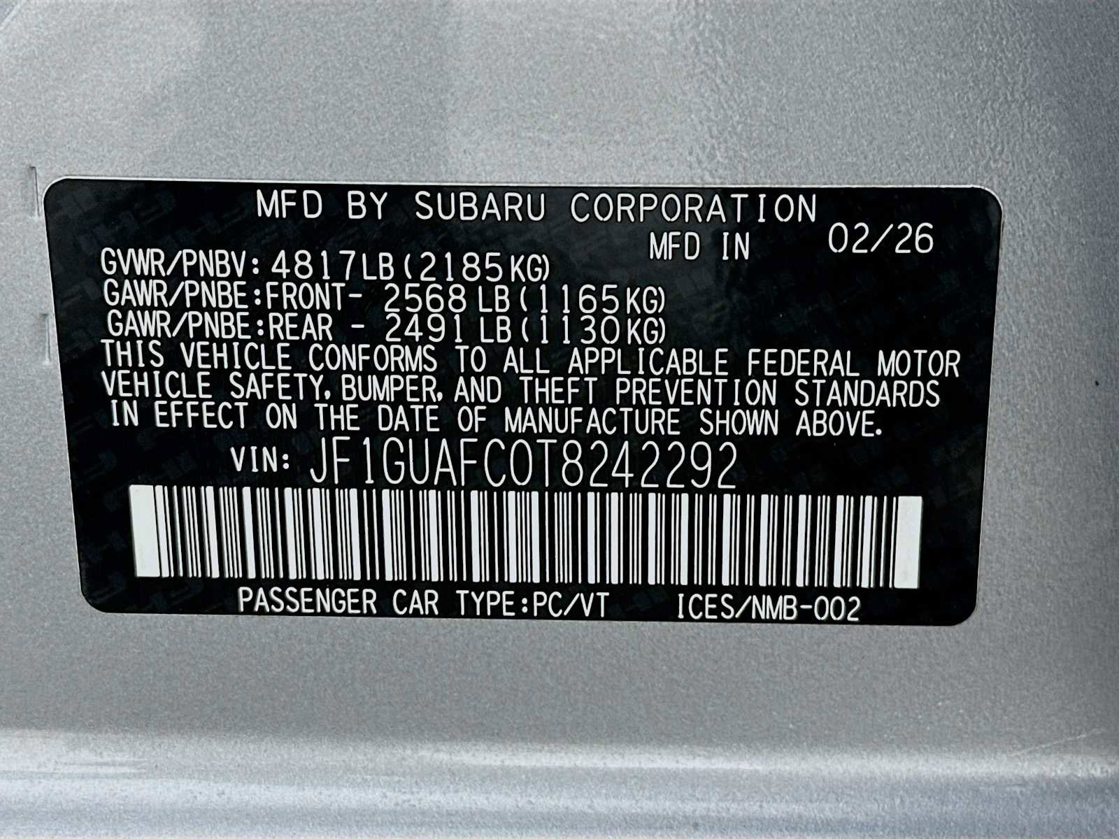 New 2026 Subaru Impreza 2.0i Sport AWD/4WD image 28