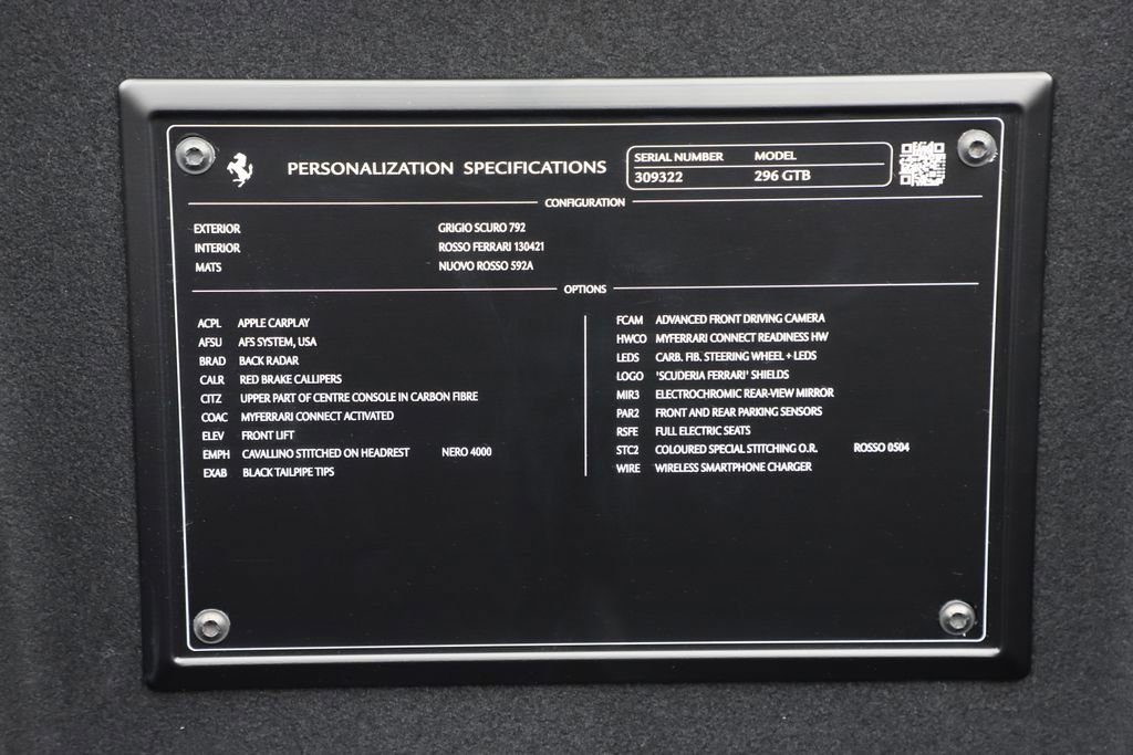 Certified 2024 Ferrari 296 GTB image 9