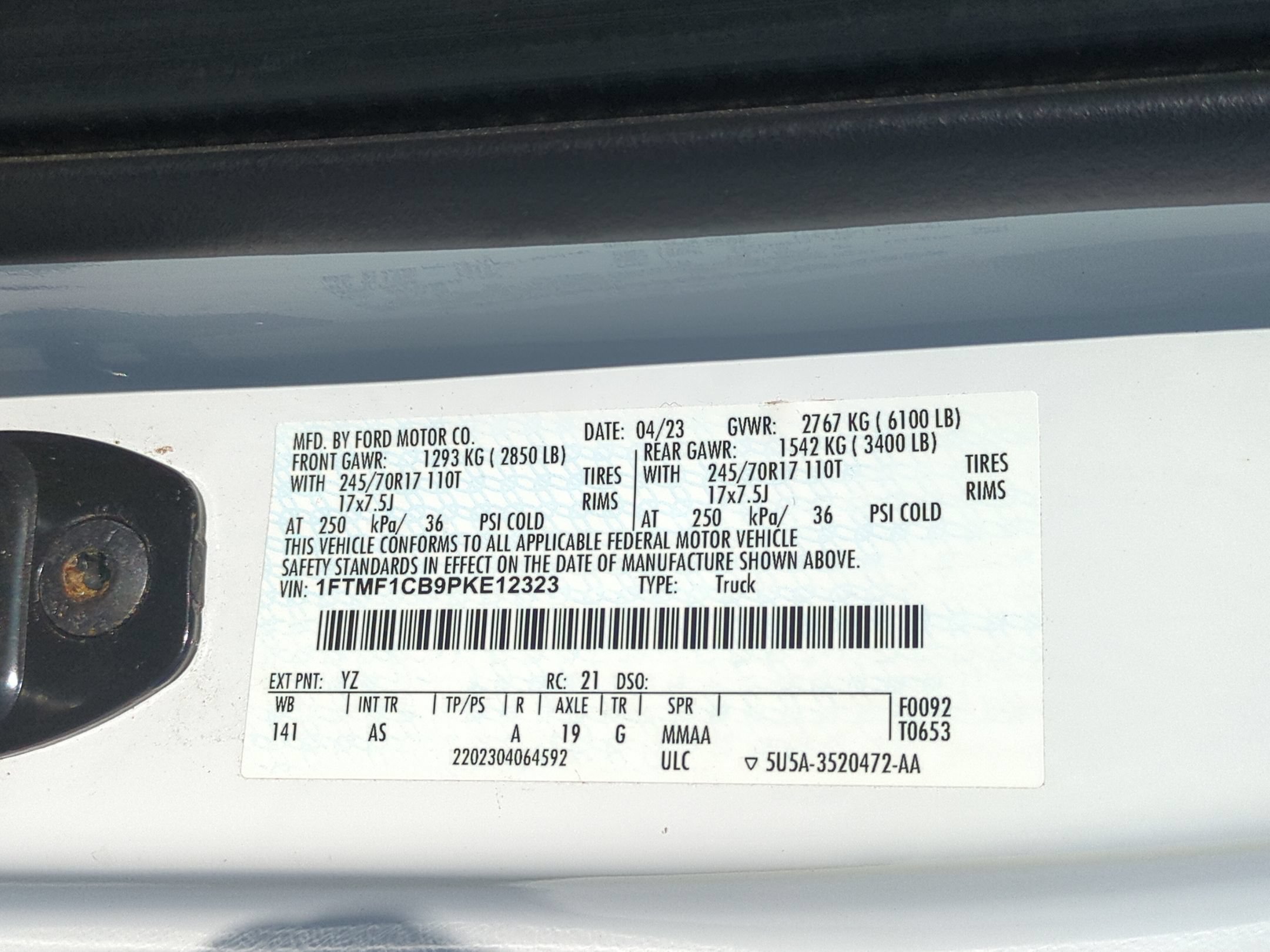 Used 2023 Ford F150 XL w/ XL Chrome Appearance Package RWD image 32