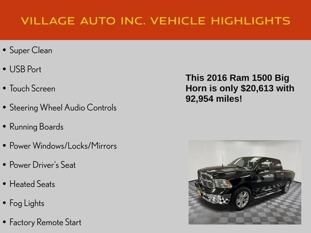 Used 2016 RAM 1500 Big Horn AWD/4WD image 7