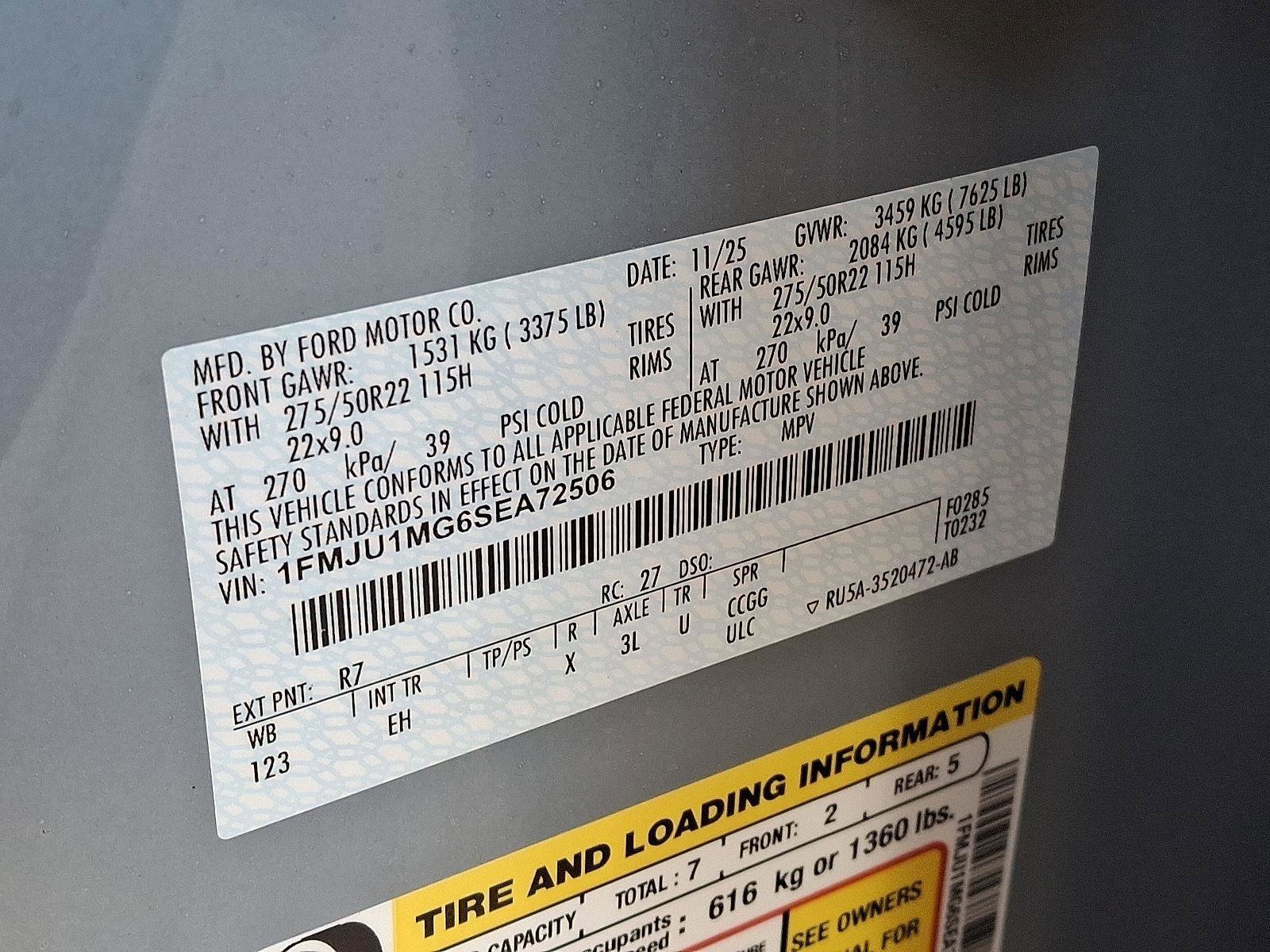 New 2025 Ford Expedition Platinum w/ Stealth Performance Package image 17