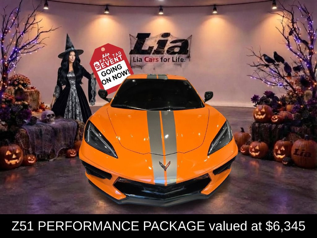 Used 2022 Chevrolet Corvette Stingray Preferred Cpe w/ Z51 Performance Package RWD image 2