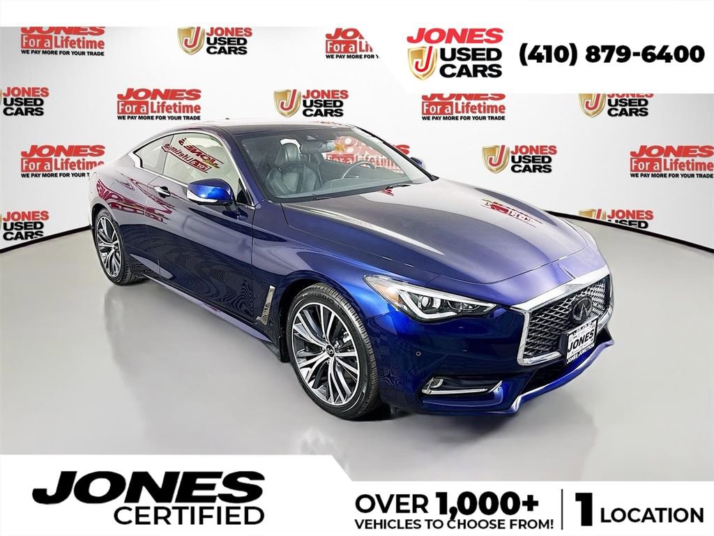 Used 2021 INFINITI Q60 3.0t Luxe w/ Essential Package image 1