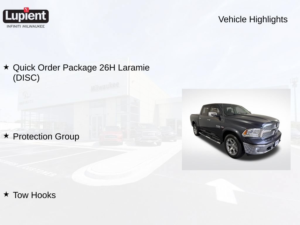 Used 2018 RAM 1500 Laramie w/ Protection Group AWD/4WD image 2