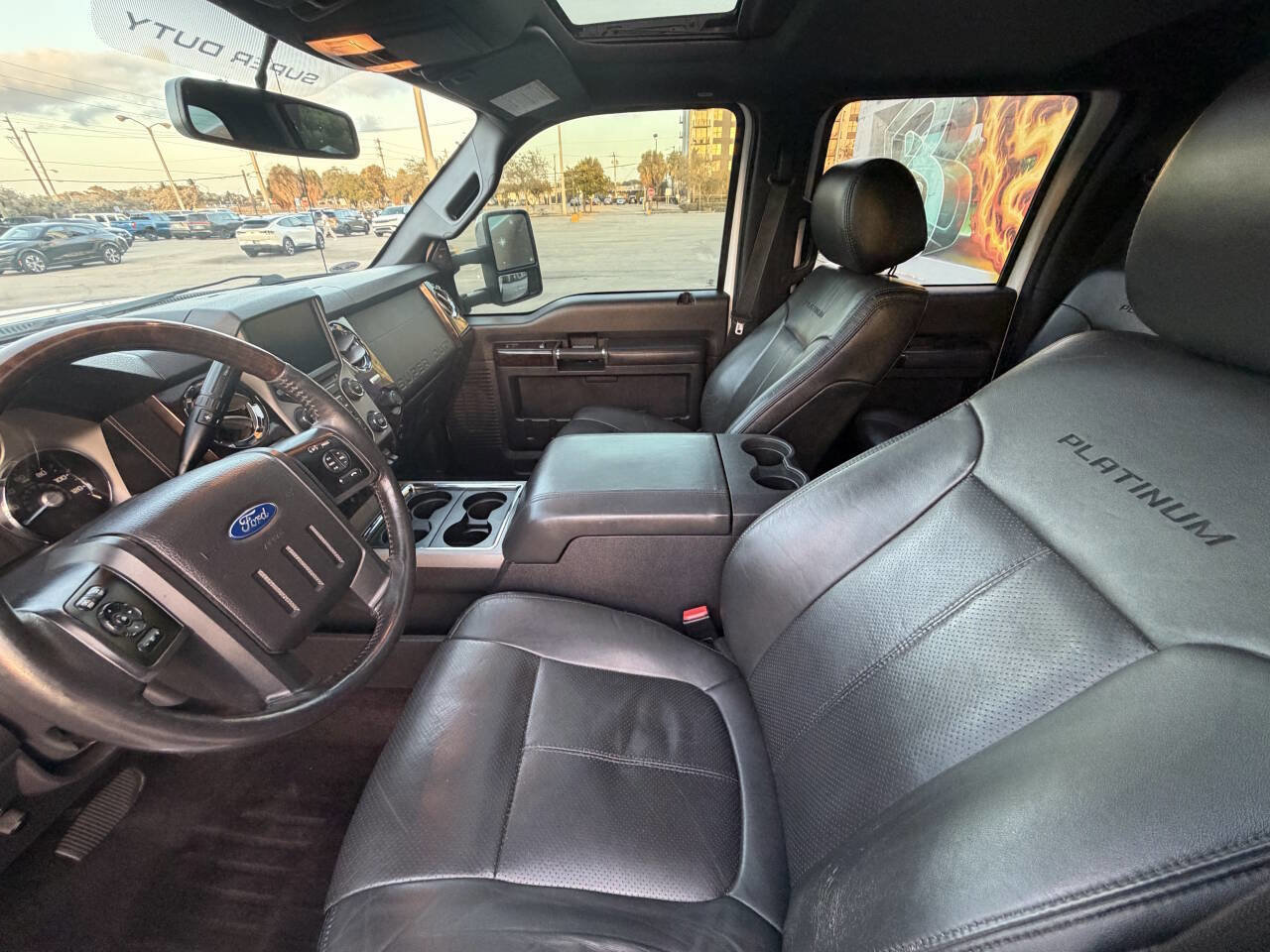 Used 2015 Ford F350 Platinum w/ Platinum Package AWD/4WD image 21