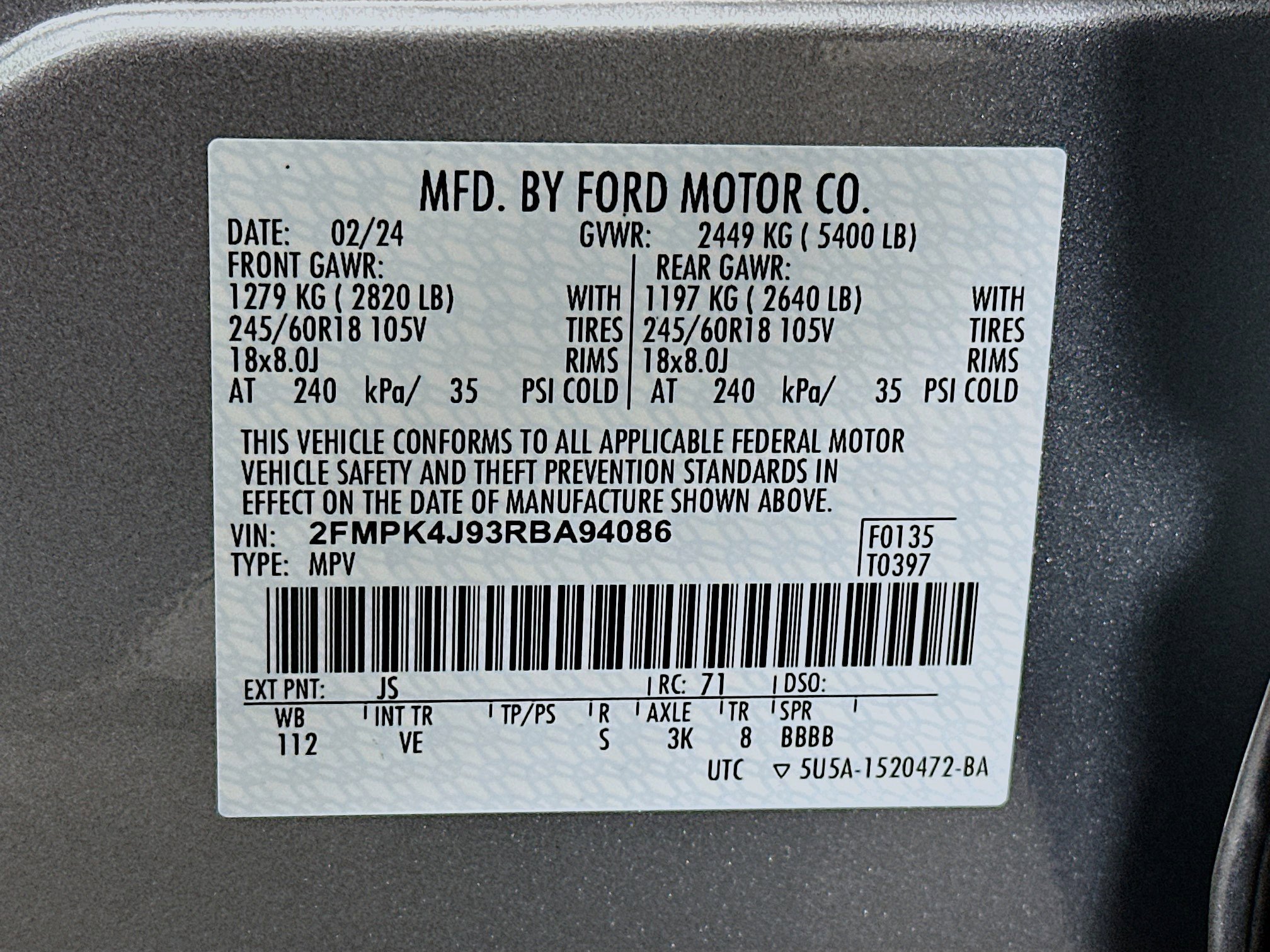 Used 2024 Ford Edge SEL image 12
