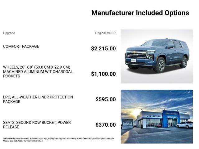 New 2026 Chevrolet Tahoe LT w/ Comfort Package image 7