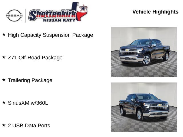 Used 2024 Chevrolet Silverado 1500 LTZ w/ Z71 Off-Road Package AWD/4WD image 12
