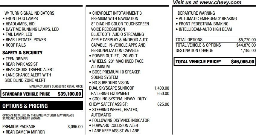 Used 2021 Chevrolet Traverse LT w/ LT Premium Package image 2