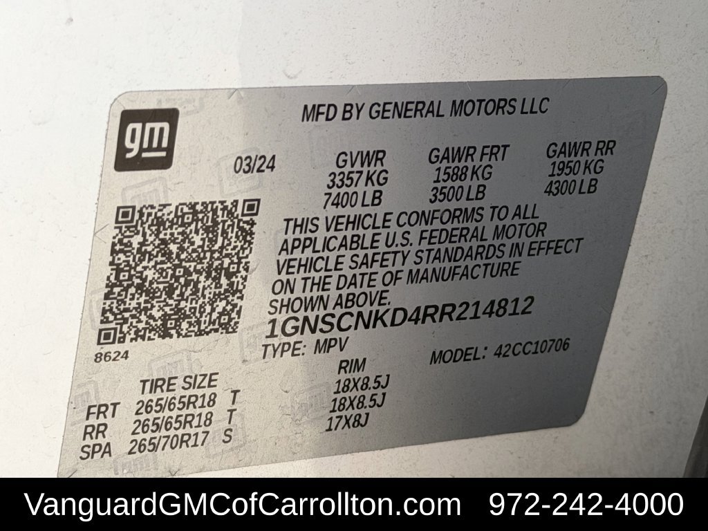 Used 2024 Chevrolet Tahoe LT RWD image 33