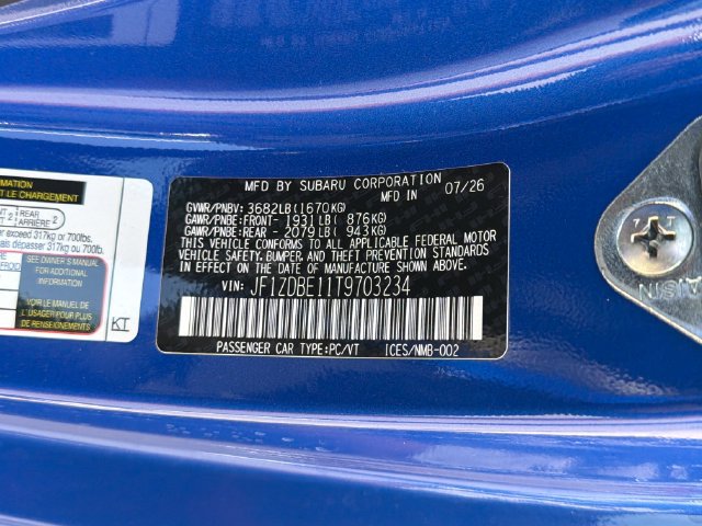 New 2026 Subaru BRZ Limited RWD image 25