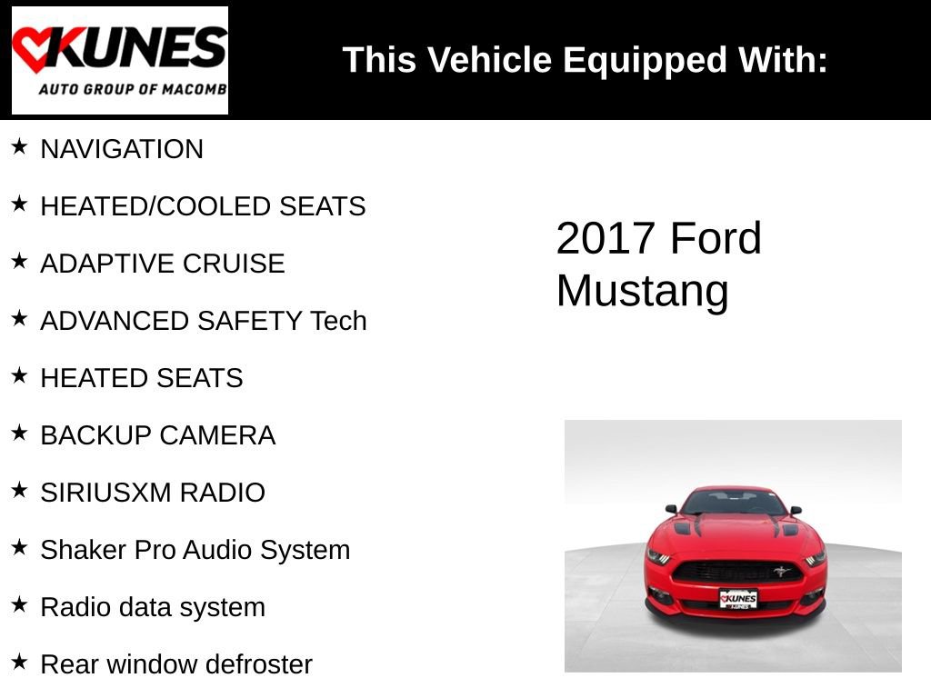 Used 2017 Ford Mustang GT Premium w/ Equipment Group 401A image 3
