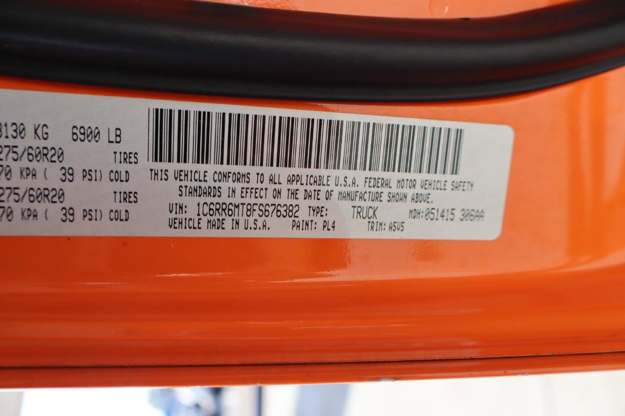 Used 2015 RAM 1500 Sport w/ Ignition Orange Sport Package image 56