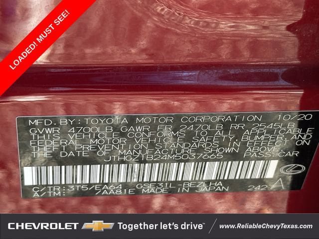 Used 2021 Lexus IS 350 F Sport w/ Dynamic Handling Package RWD image 37