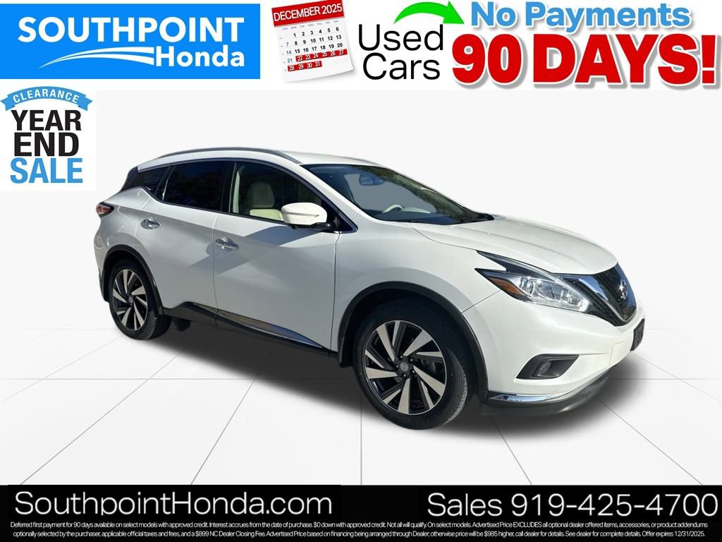 Used 2015 Nissan Murano Platinum w/ Cargo Package