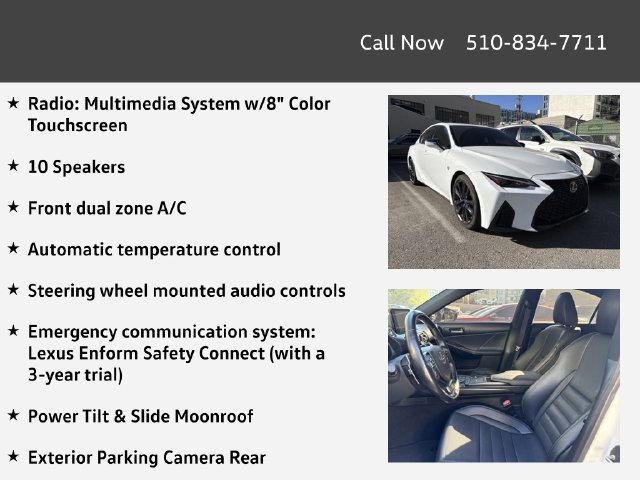 Used 2022 Lexus IS 350 F Sport RWD image 4
