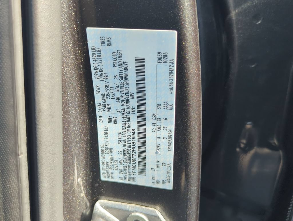 Used 2017 Ford Escape S FWD image 27