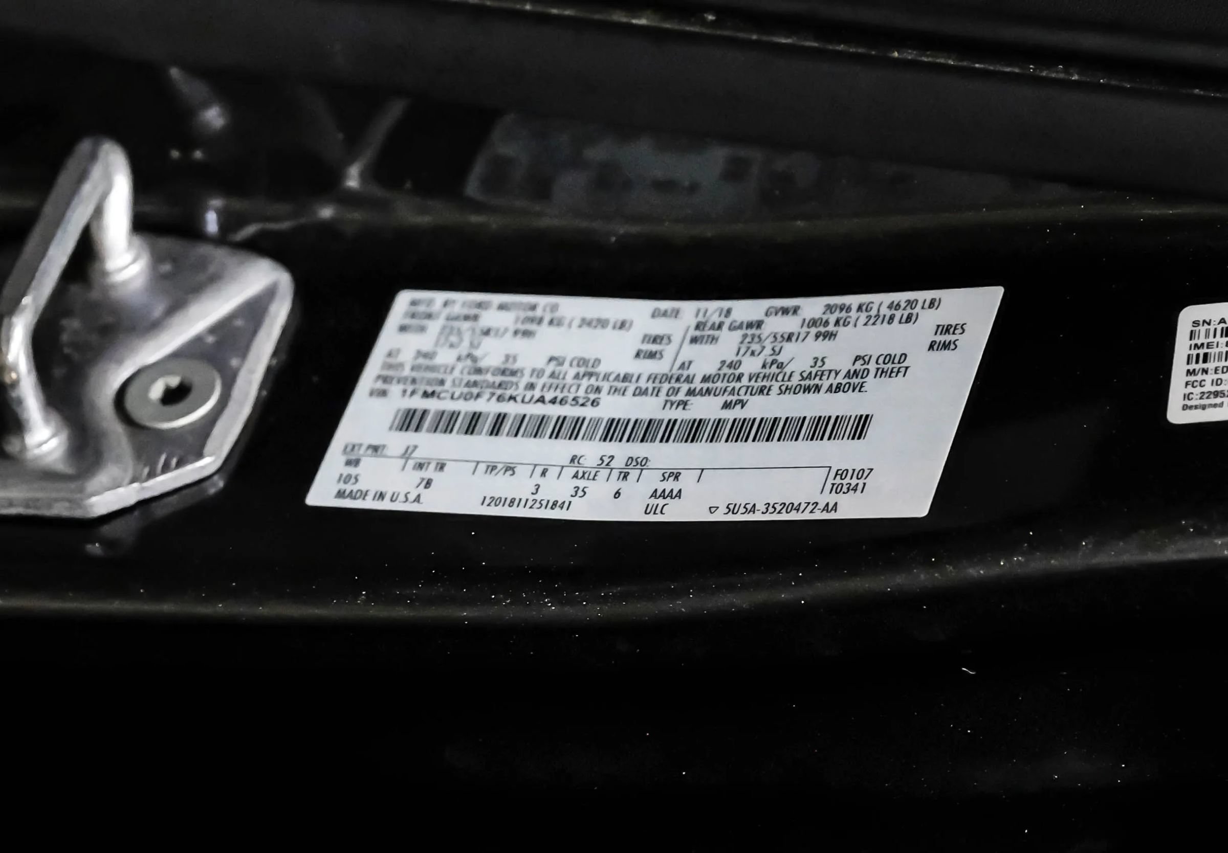 Used 2019 Ford Escape S FWD image 58
