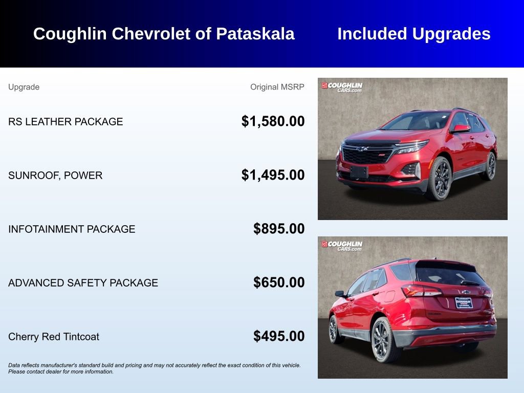 Used 2022 Chevrolet Equinox RS w/ RS Leather Package image 3