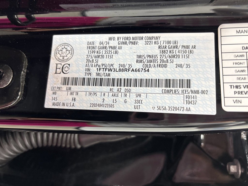 Used 2024 Ford F150 XLT w/ Equipment Group 302A MID image 22