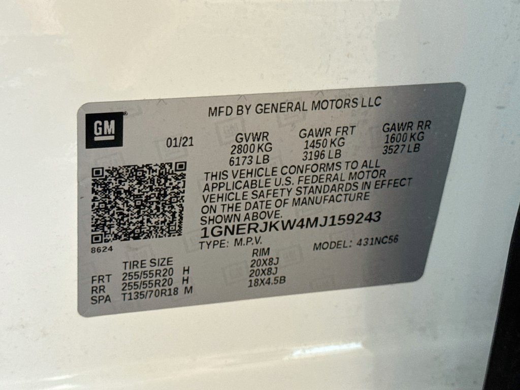 Used 2021 Chevrolet Traverse RS FWD image 34