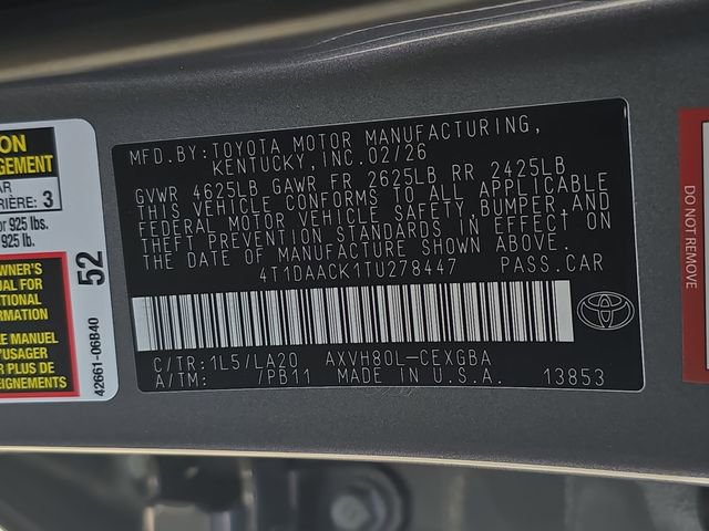 New 2026 Toyota Camry XLE image 35