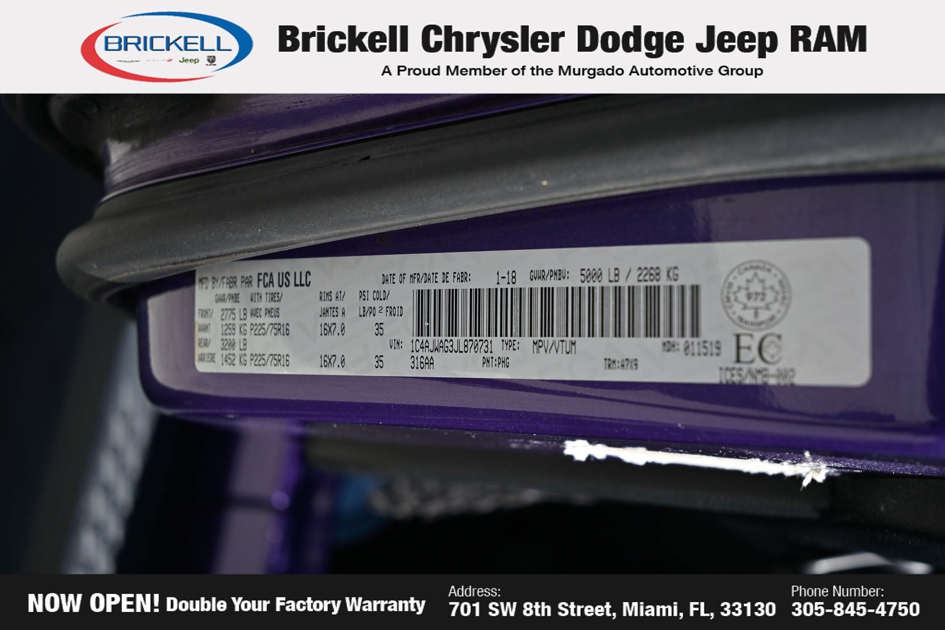 Used 2018 Jeep Wrangler Sport AWD/4WD image 24