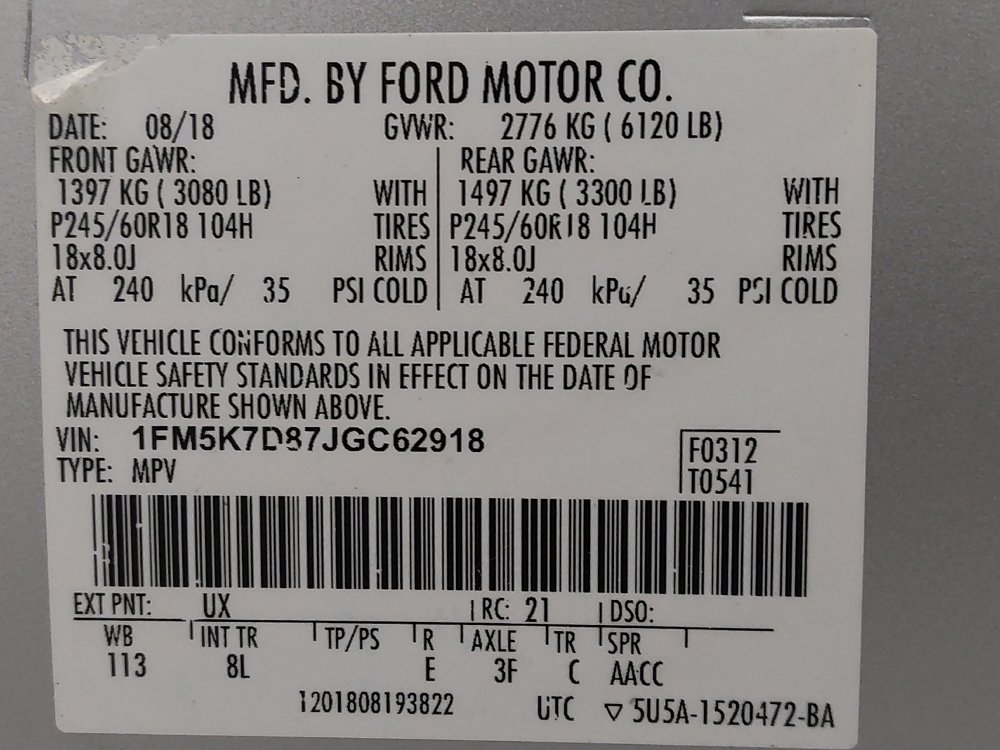 Used 2018 Ford Explorer XLT FWD image 33