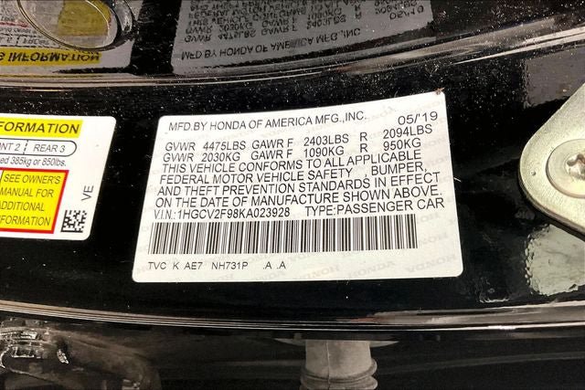 Used 2019 Honda Accord Touring image 33