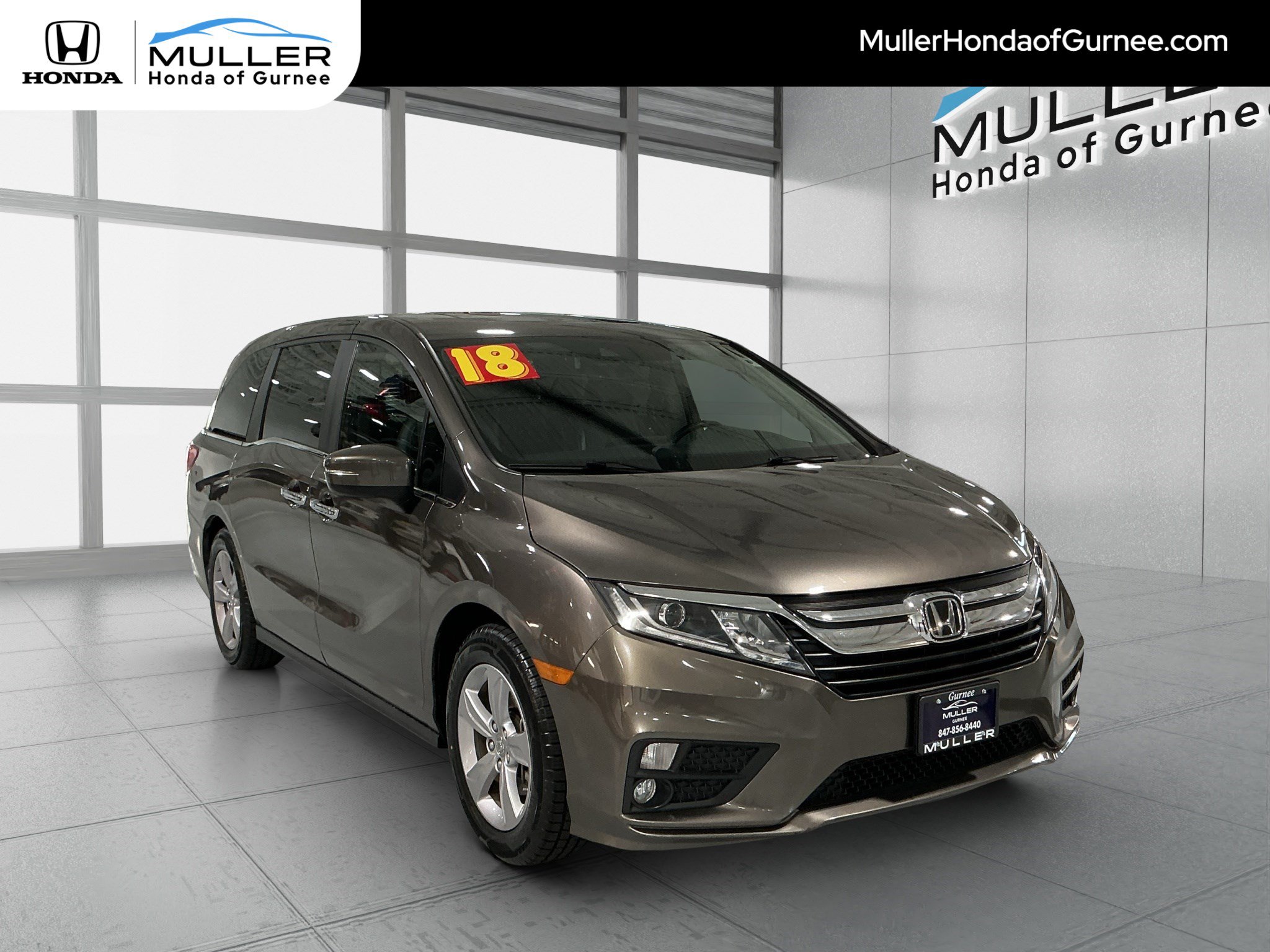 Certified 2018 Honda Odyssey EX-L image 1